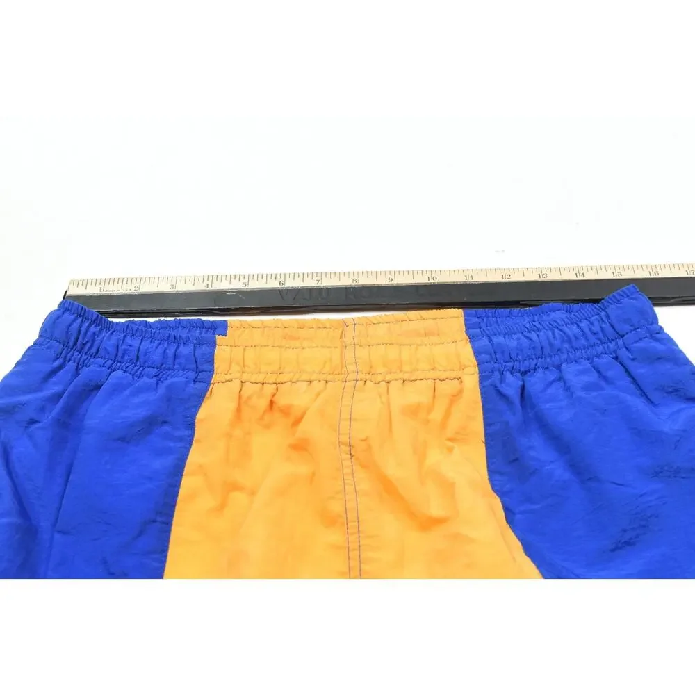 Vintage Givenchy Swim Trunks Shorts Mens Large Colorblock Mesh Lined Drawstring